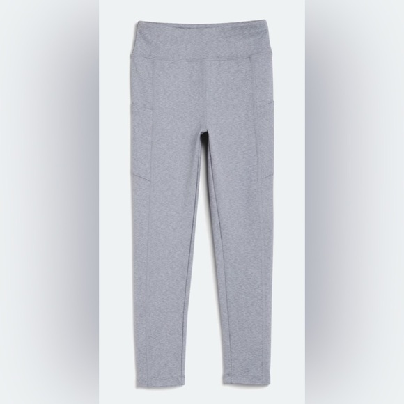NEW We Wander Kids Gray Leggings with Pockets - Picture 1 of 4